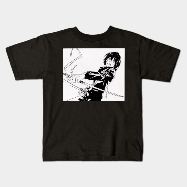 Yato - Noragami Kids T-Shirt by anime_drawing_97